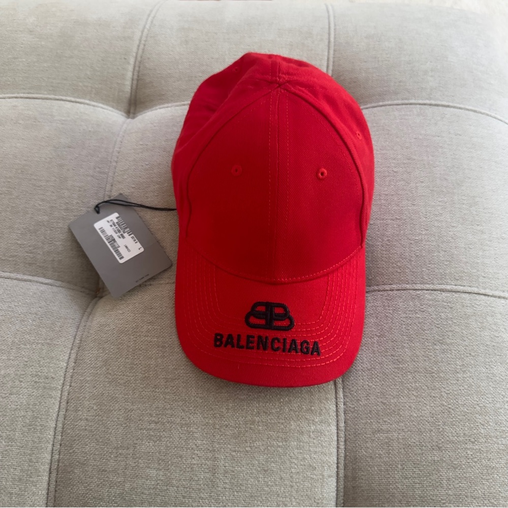 Balenciaga Embroidered Logo Baseball Cap